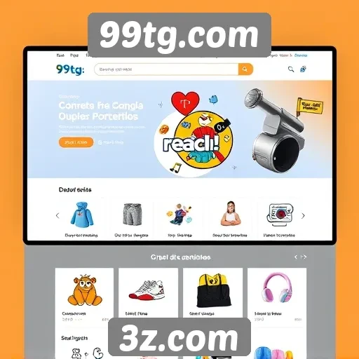 Acessibilidade e design do site 99tg.com